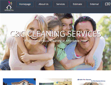 Tablet Screenshot of cccleaningserv.com